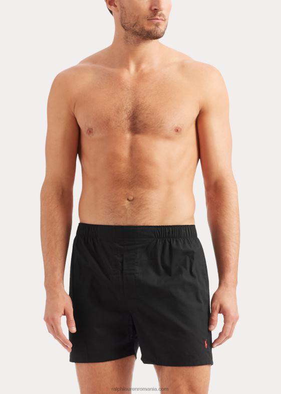 gri/albastru bărbați Ralph Lauren boxer clasic din bumbac țesut, pachet de 5 04688268