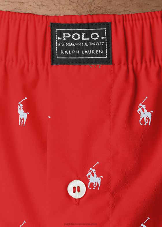 roșu/albastru de elită bărbați Ralph Lauren boxer peste tot 04688626