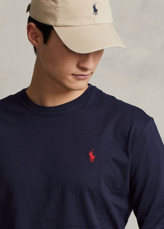 cerneală bărbați Ralph Lauren tricou cu mânecă lungă din tricou-toate se potrivesc 04688180