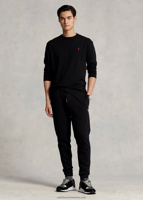 negru bărbați Ralph Lauren tricou cu mânecă lungă din tricou-toate se potrivesc 04688183