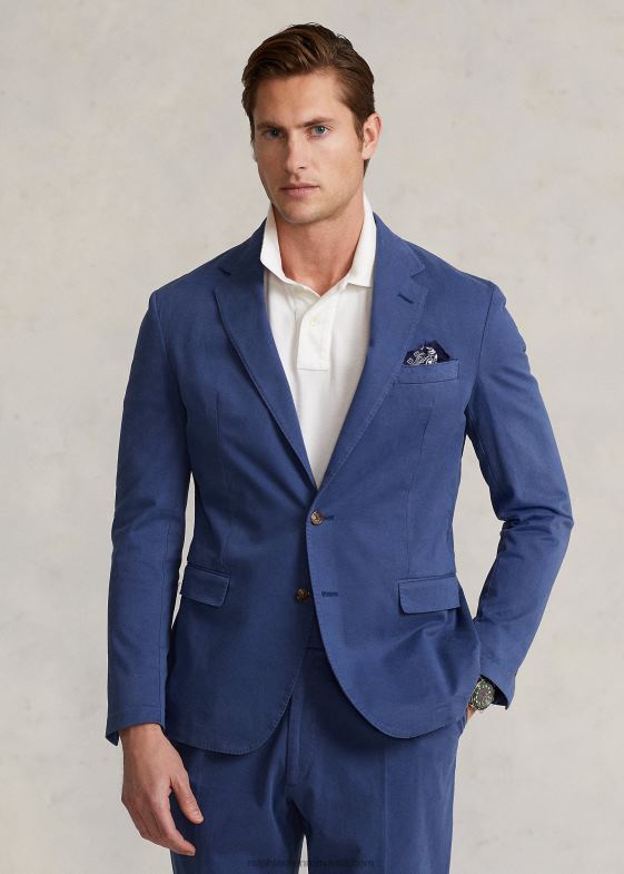 Nimes albastru bărbați Ralph Lauren palton sport chino elastic polo moale 04688977