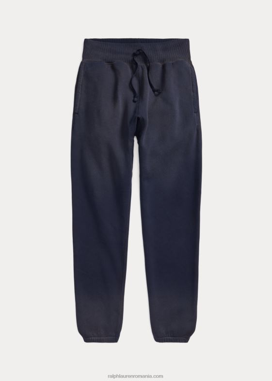 bleumarin decolorat bărbați Ralph Lauren pantalon de trening fleece 046881714