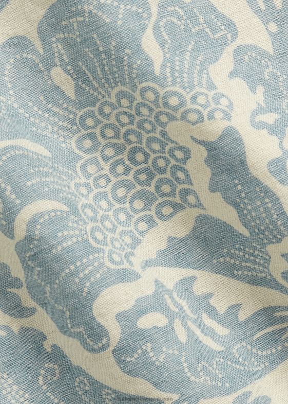 albastru decolorat bărbați Ralph Lauren scurt chino floral din in-bumbac 046888684