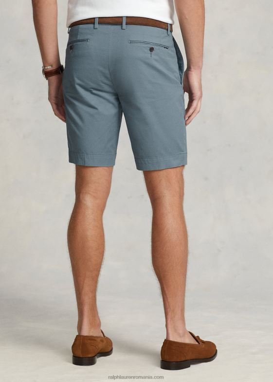 ancora albastru bărbați Ralph Lauren Pantalon scurt chino stretch slim fit de 9 inchi 04688535