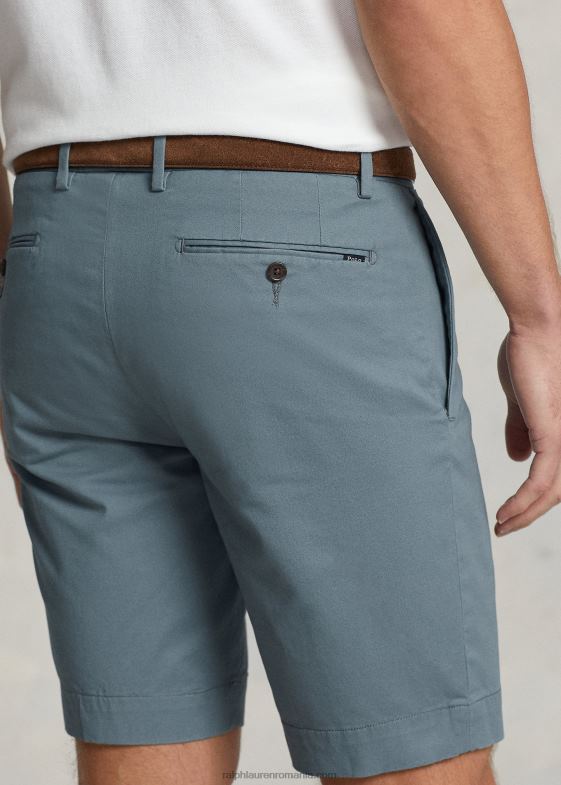 ancora albastru bărbați Ralph Lauren Pantalon scurt chino stretch slim fit de 9 inchi 04688535