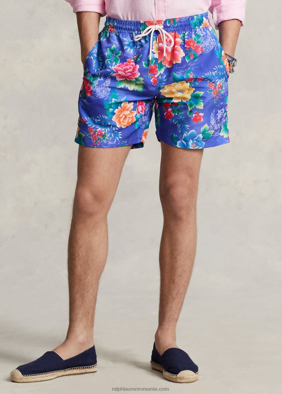 avondale floral bărbați Ralph Lauren Trunchiu de baie clasic pentru călători de 5,75 inci 04688771