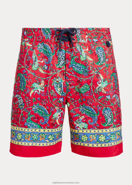 bărbați Ralph Lauren Trunchi de baie de 7,25 inci cu palmier 04688784