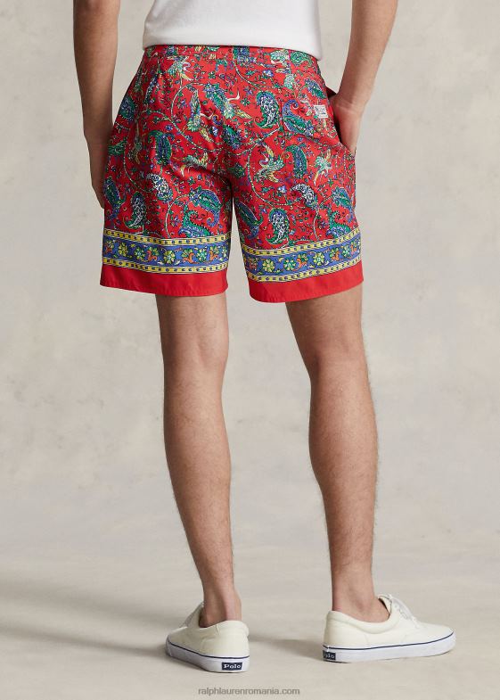 bărbați Ralph Lauren Trunchi de baie de 7,25 inci cu palmier 04688784