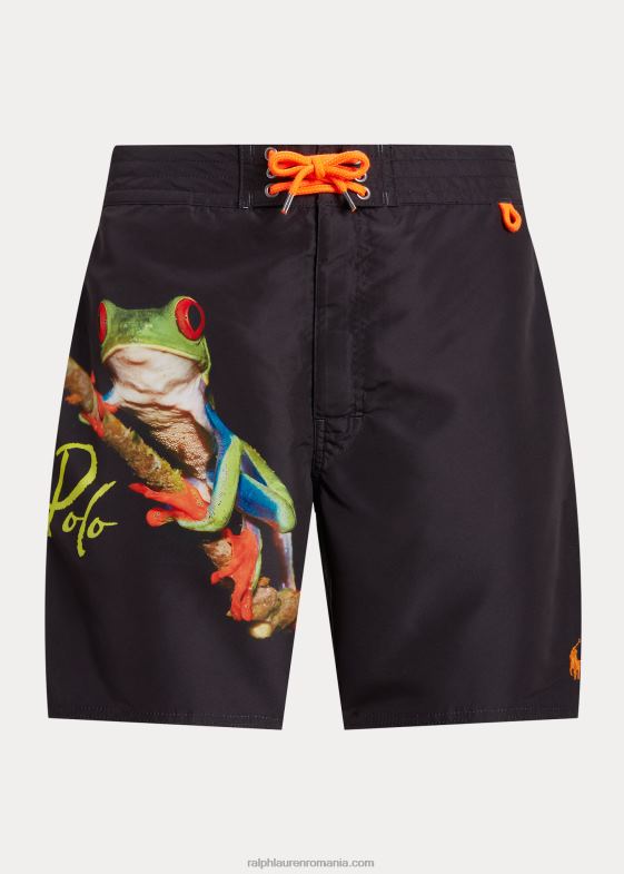 belvedere pe copaci bărbați Ralph Lauren Trunchiu de baie cu imprimeu palm Island de 7,25 inchi 04688919