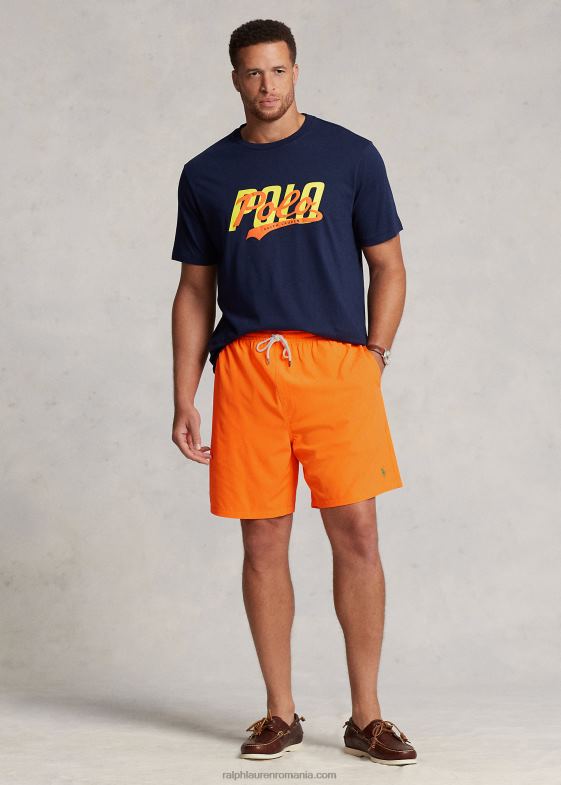 blaze racing orange bărbați Ralph Lauren trunchi de baie de călător 046881487