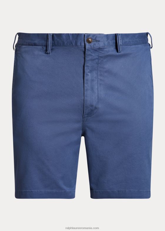 bleumarin deschis bărbați Ralph Lauren pantalon scurt chino stretch cu potrivire clasică 046881336