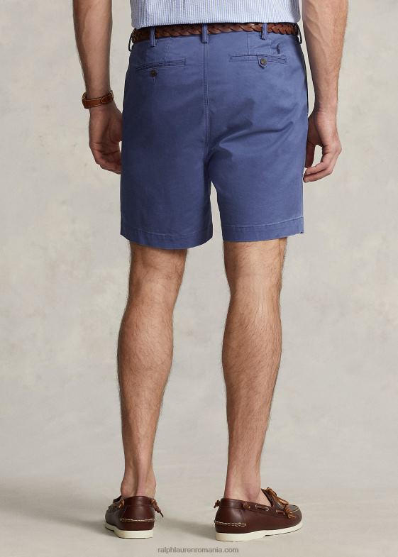 bleumarin deschis bărbați Ralph Lauren pantalon scurt chino stretch cu potrivire clasică 046881336
