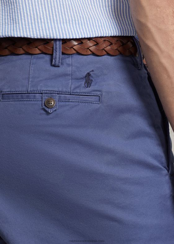 bleumarin deschis bărbați Ralph Lauren pantalon scurt chino stretch cu potrivire clasică 046881336