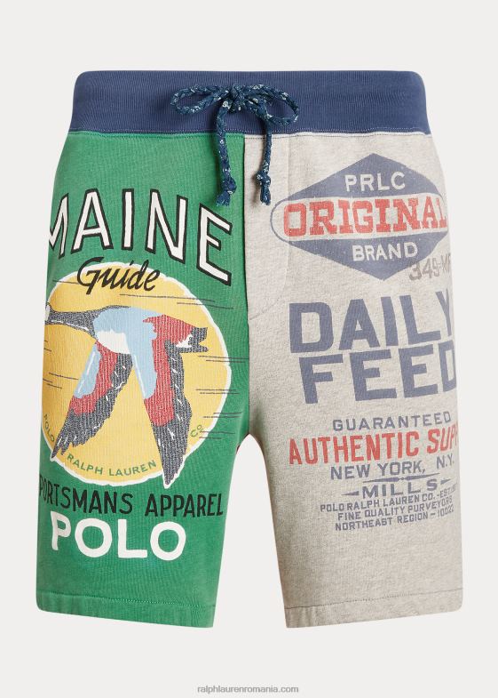 brooklyn heather multi bărbați Ralph Lauren Pantalon scurt din lână patchwork de 7,5 inchi 04688715