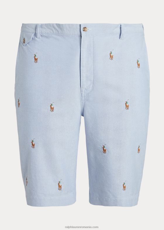 bsr albastru bărbați Ralph Lauren scurtă oxford stretch cu potrivire clasică 046881329