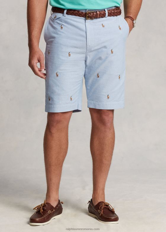 bsr albastru bărbați Ralph Lauren scurtă oxford stretch cu potrivire clasică 046881329