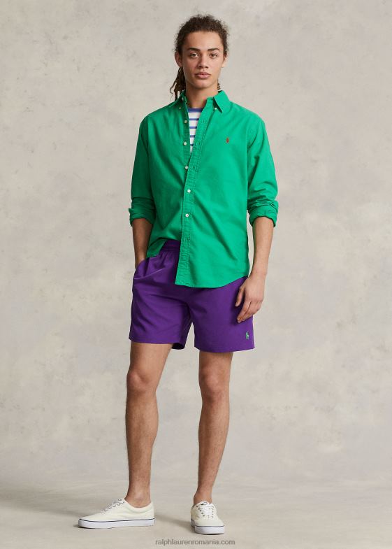 cactus violet bărbați Ralph Lauren Trunchiu de baie clasic pentru călători de 5,75 inci 04688295