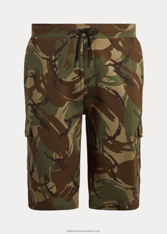 camo din lemn de ulm britanic bărbați Ralph Lauren scurtă de marfă dublu tricot 046881896