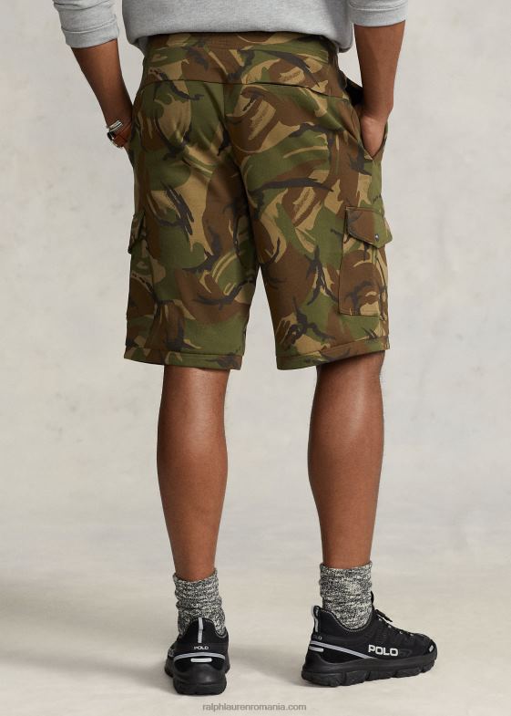 camo din lemn de ulm britanic bărbați Ralph Lauren scurtă de marfă dublu tricot 046881896