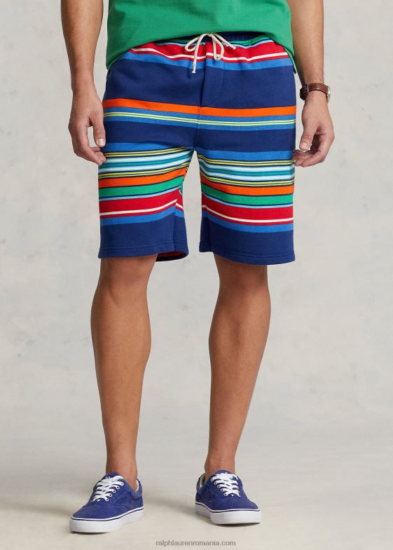 cobalt închis/dungă bărbați Ralph Lauren lână în dungi scurte 046881349