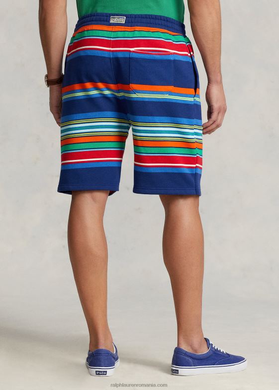 cobalt închis/dungă bărbați Ralph Lauren lână în dungi scurte 046881349