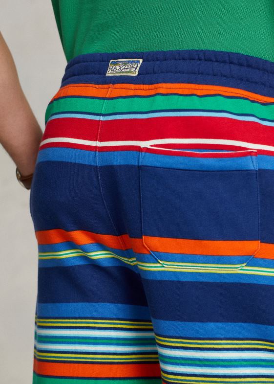 cobalt închis/dungă bărbați Ralph Lauren lână în dungi scurte 046881349