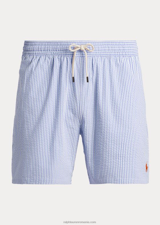 cruise royal seersucker bărbați Ralph Lauren Trunchiu de baie clasic pentru călători de 5,75 inci 04688591