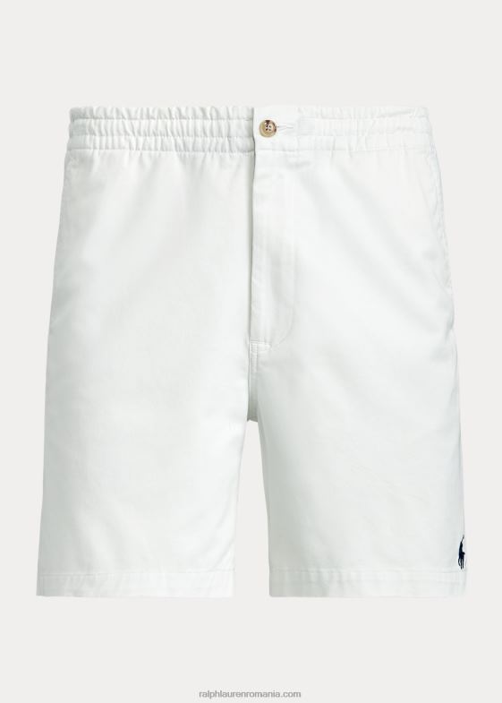 deckwash alb bărbați Ralph Lauren polo prepster stretch chino scurt 046881455