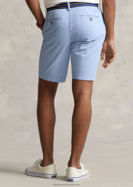 imobiliare albastru bărbați Ralph Lauren Pantalon scurt chino stretch de 9 inch, cu potrivire clasică 04688497
