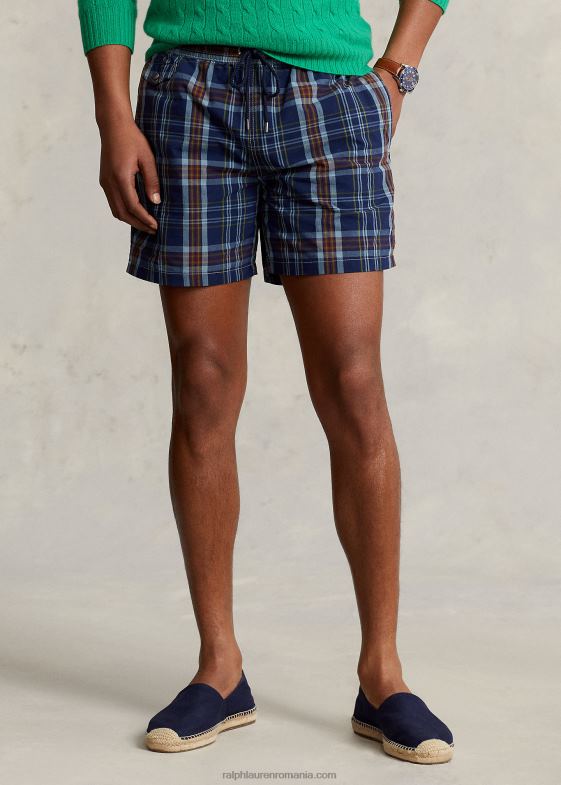 indigo/roșu multi bărbați Ralph Lauren Trunchi de baie de 5,75 inci 046881171