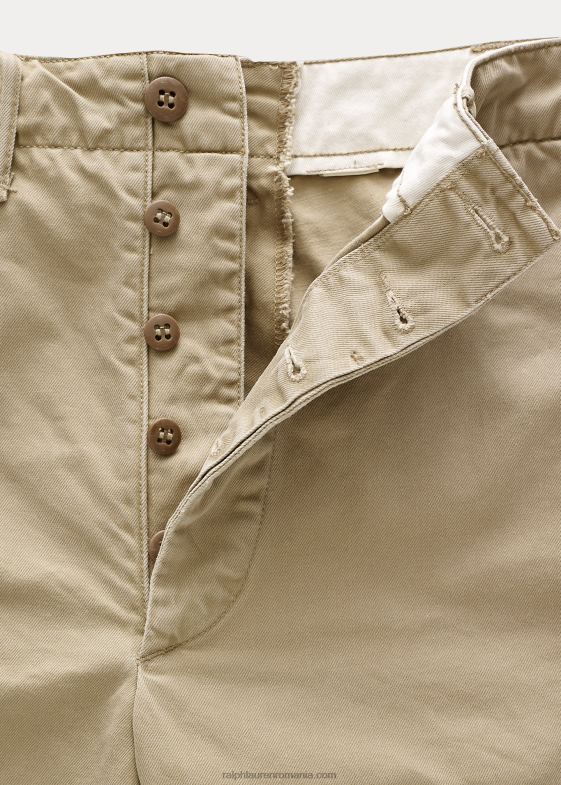 kaki militar nou bărbați Ralph Lauren chino scurtă 046888685