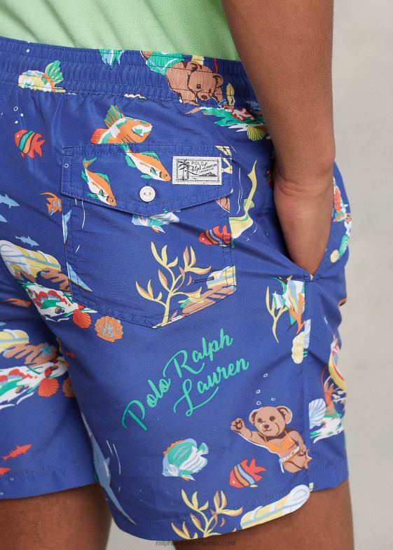 ligi mai jos bărbați Ralph Lauren Trunchi de baie de 5,75 inci pentru urs polo călător 04688562