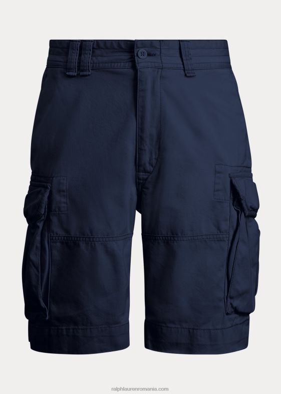 marina aviator bărbați Ralph Lauren Short cargo din twill de 10,5 inchi, cu potrivire clasică 04688255