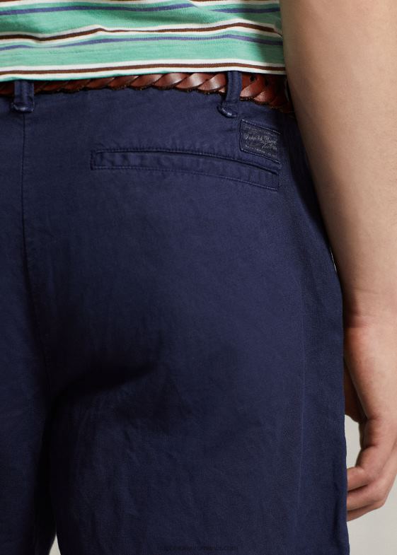 marina newport bărbați Ralph Lauren Scurt scurt din bumbac-in, cu ajustare dreaptă de 8 inci 046888644