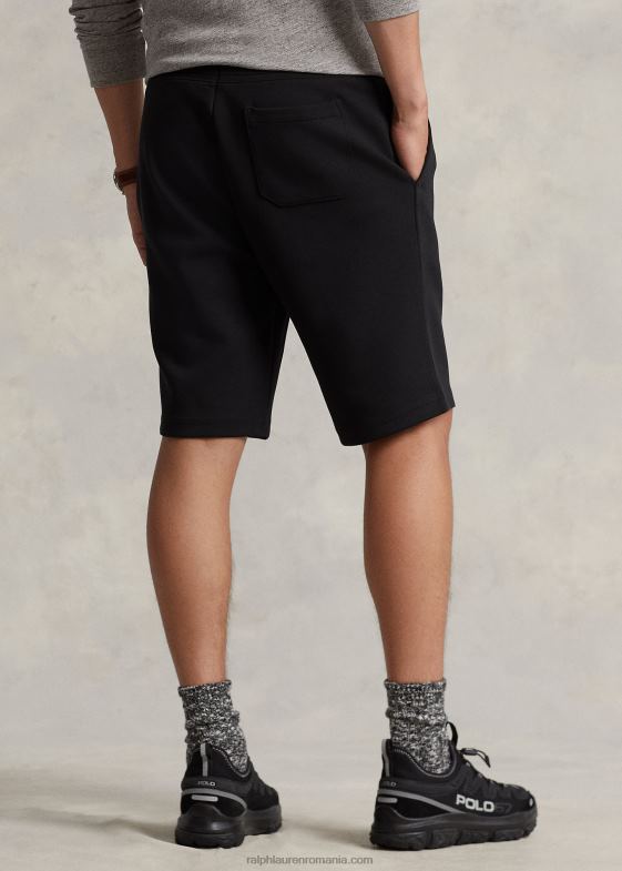 negru bărbați Ralph Lauren scurt dublu tricotat 046888406