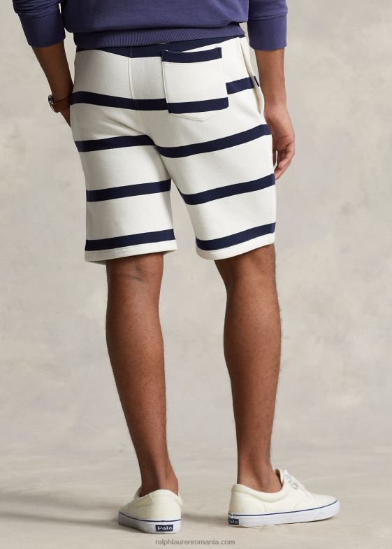 nevis/cruise navy bărbați Ralph Lauren Pantalon scurt din lână cu dungi cu logo de 8,5 inchi 04688917