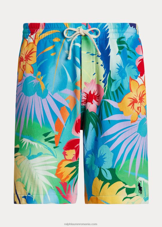 palm cove floral bărbați Ralph Lauren Pantalon scurt spa de 8 inchi cu imprimeu floral 04688543