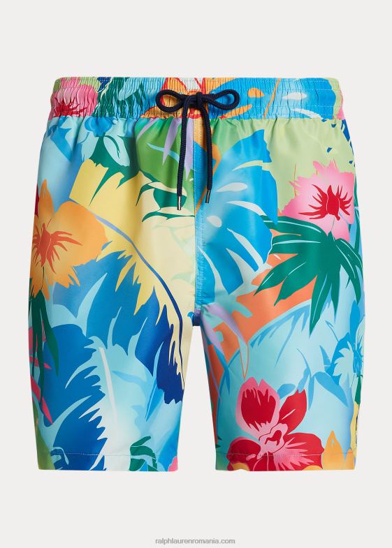 palm cove floral bărbați Ralph Lauren Trunchiu de baie clasic pentru călători de 5,75 inci 04688733