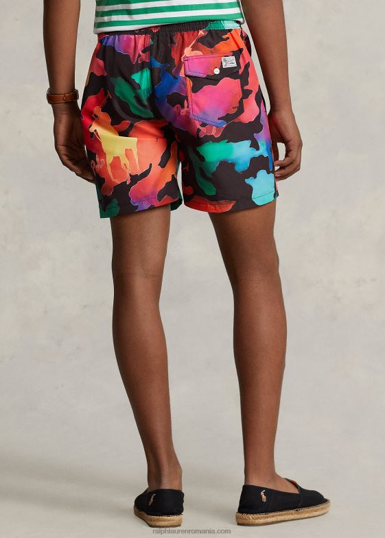 player infraroșu camo bărbați Ralph Lauren Trunchiu de baie clasic pentru călători de 5,75 inci 04688664