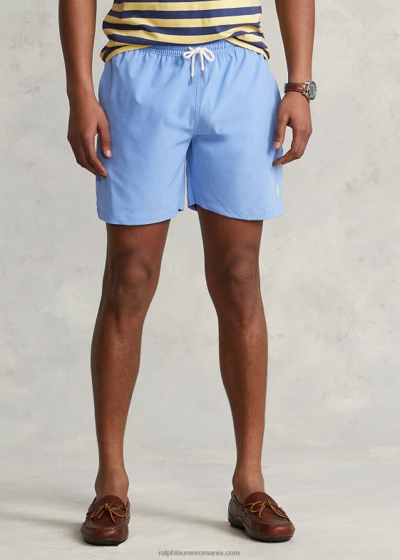 port insula albastru bărbați Ralph Lauren Trunchiu de baie clasic pentru călători de 5,75 inci 04688292