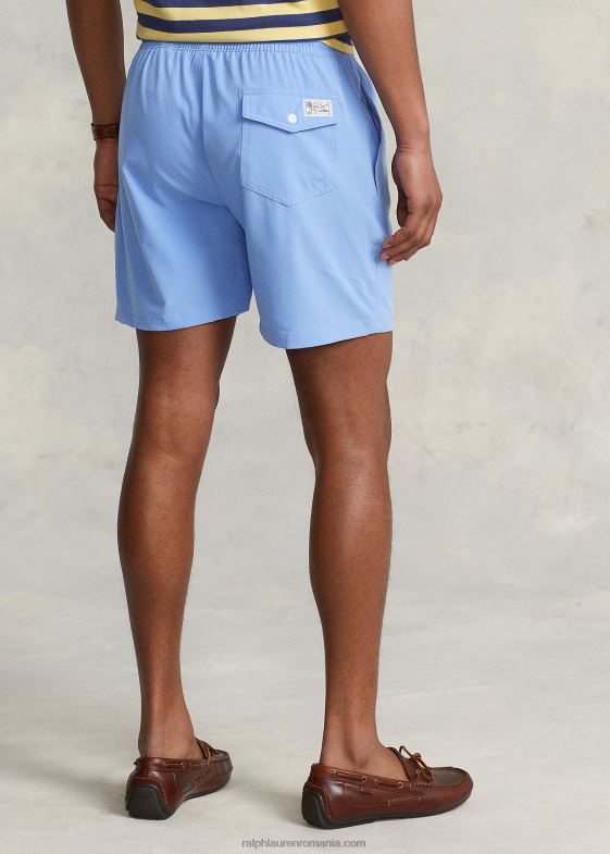 port insula albastru bărbați Ralph Lauren Trunchiu de baie clasic pentru călători de 5,75 inci 04688292