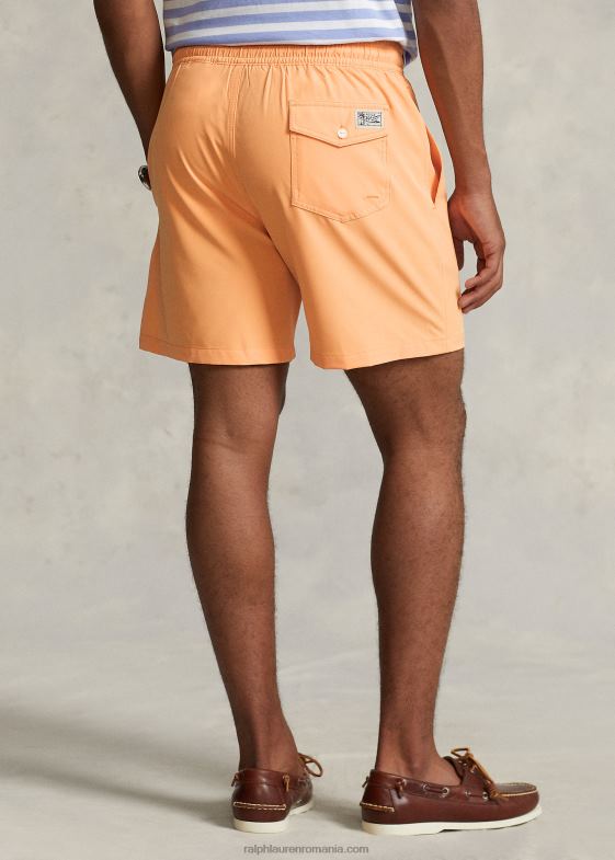 portocaliu deschis bărbați Ralph Lauren Trunchiu de baie clasic pentru călători de 5,75 inci 04688298