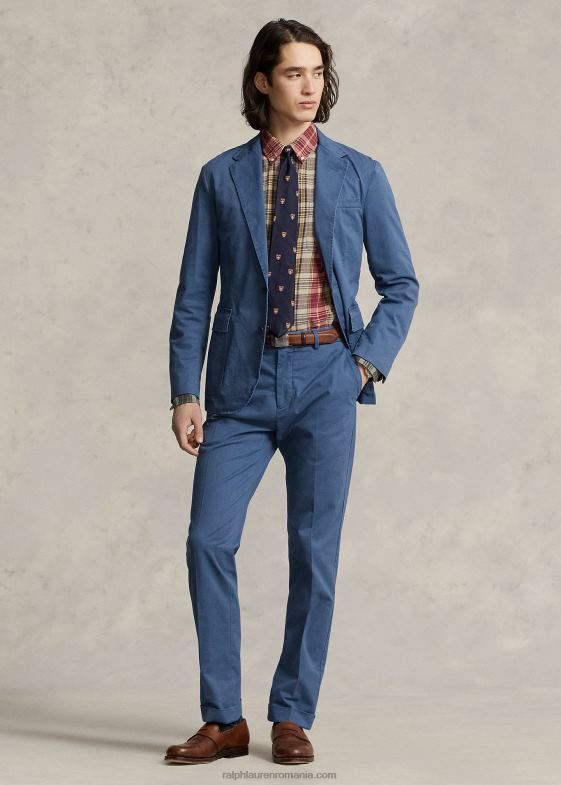 Clancy blue bărbați Ralph Lauren pantalon de costum chino stretch 04688719