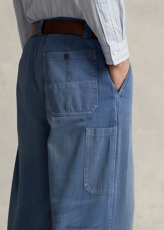 agnew bărbați Ralph Lauren pantaloni burroughs relaxed fit twill 04688973