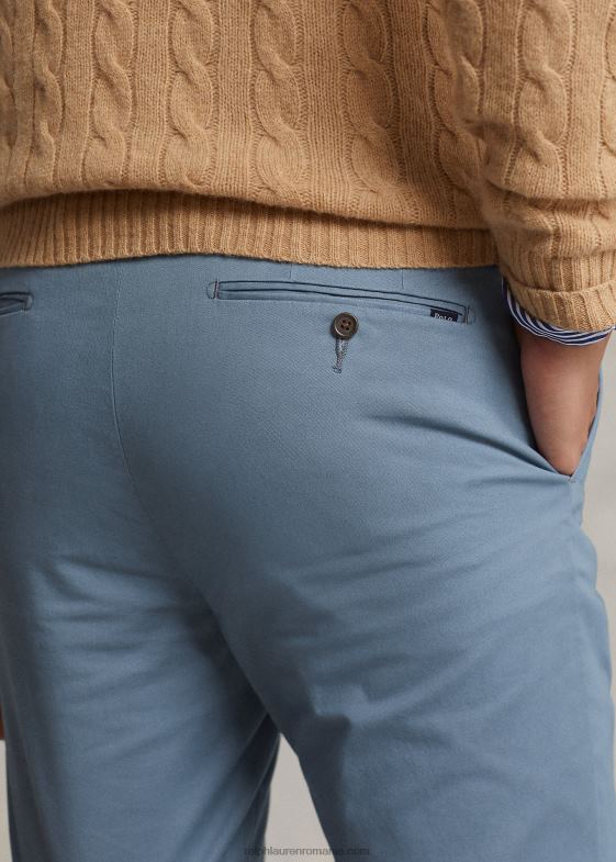 ancora albastru bărbați Ralph Lauren pantalon chino stretch slim fit 04688472