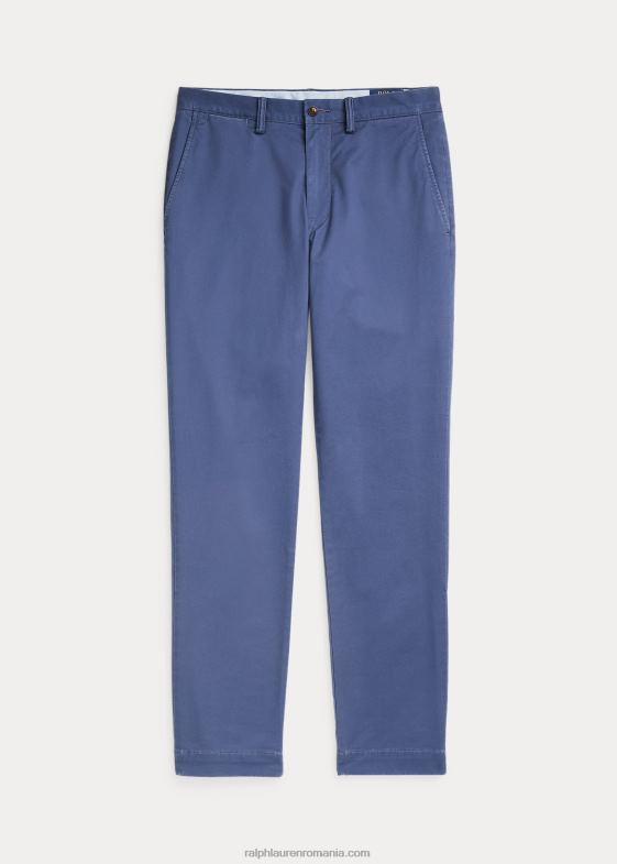 bleumarin deschis bărbați Ralph Lauren pantaloni chino stretch spălați, toate se potrivesc 046888394
