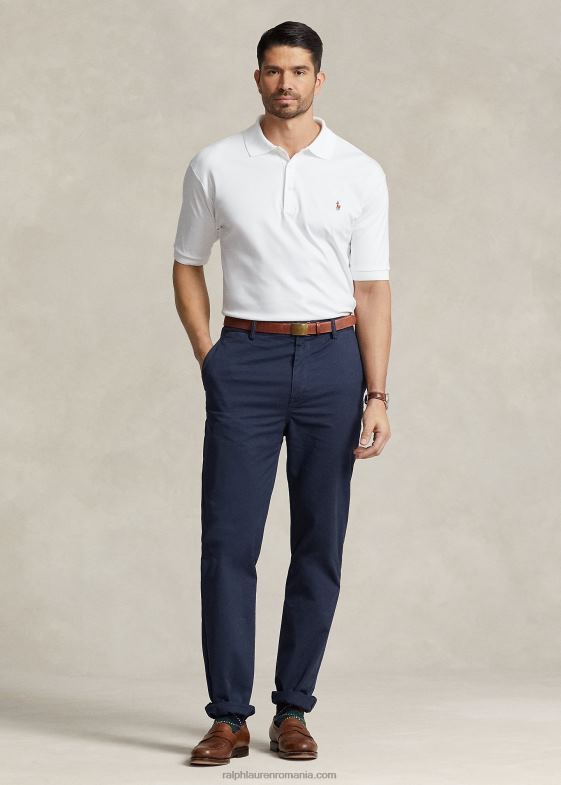 cerneală nautică bărbați Ralph Lauren pantalon chino stretch cu potrivire clasică 046881862
