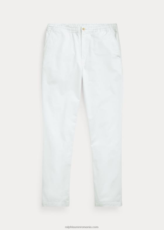 deckwash alb bărbați Ralph Lauren pantaloni chino polo prepster cu potrivire clasică 04688581