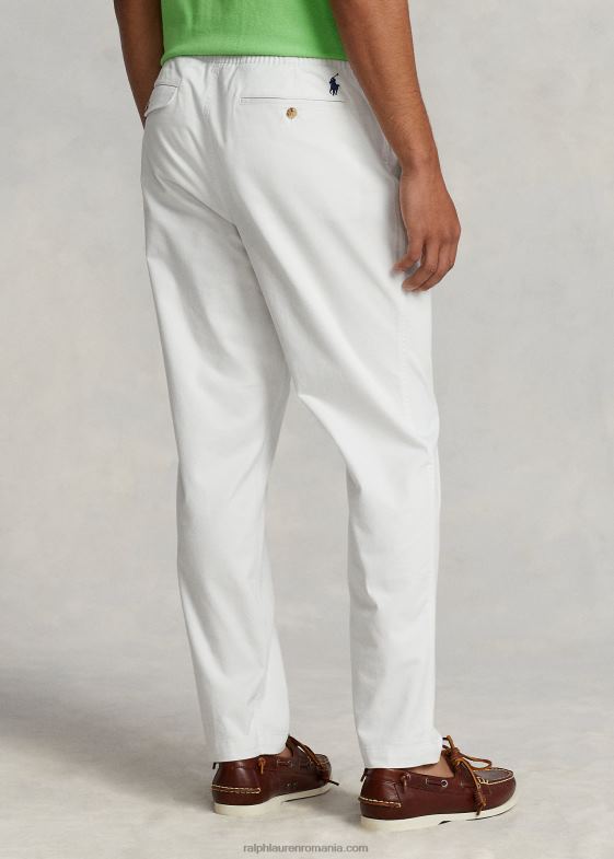 deckwash alb bărbați Ralph Lauren pantaloni chino polo prepster cu potrivire clasică 04688581