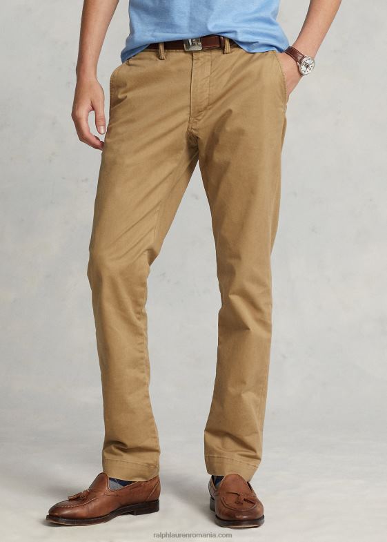 dispecer bronz bărbați Ralph Lauren pantaloni chino stretch spălați, toate se potrivesc 046888388